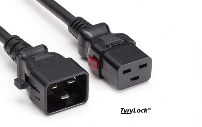 IEC-Kabel von Twylock C20-C19 Schwarz